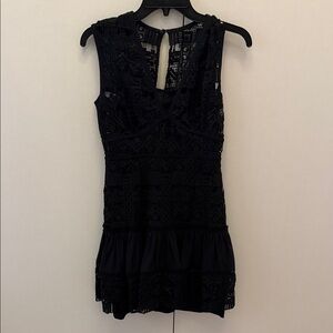 Tracy Reese Black Lace Mini Dress